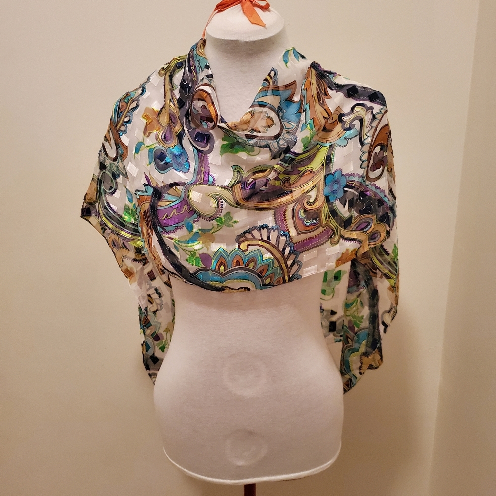 Paisley Textured Scarf